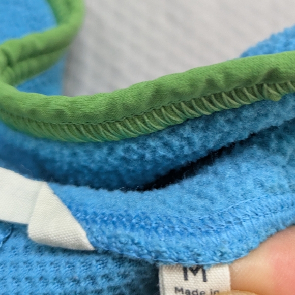 Cotopaxi Women's Abrazo Half-zip Fleece Jacket Green/Blue Size Medium - Picture 2 of 6